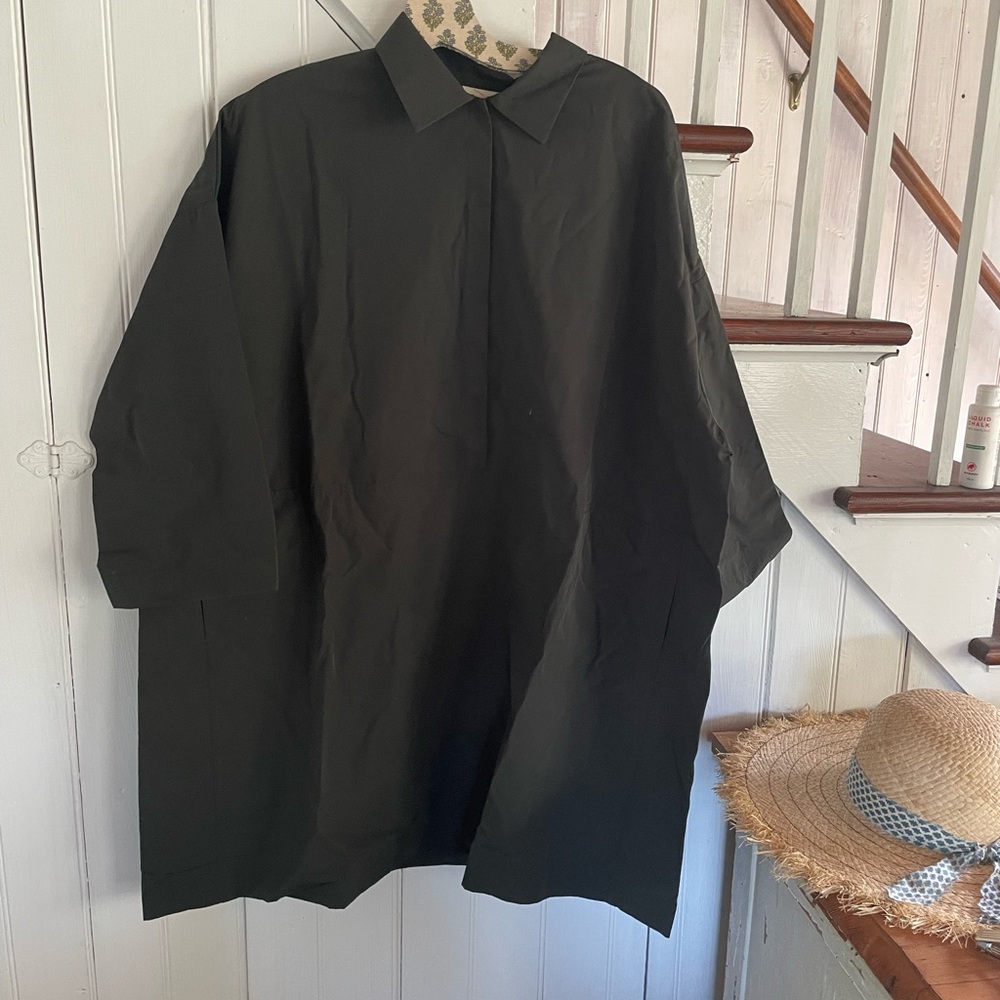 Oversized Shirt Dress